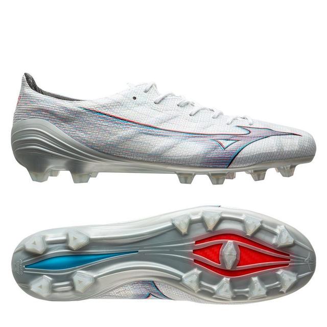 Mizuno Alpha Made In Japan Fg - White/red, size 39 on Productcaster.