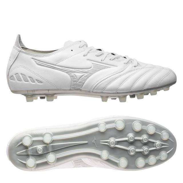 Mizuno Morelia Neo Iii Pro Ag Shining - White/cool Grey - Artificial Grass (Ag), size 39 on Productcaster.