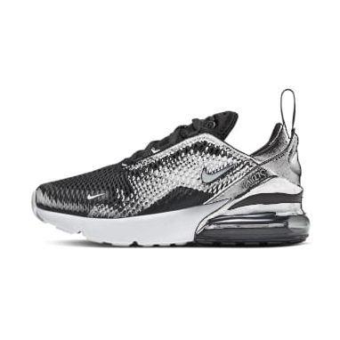 Nike Air Max 270 Little Kids' Shoe BLACK/WHITE-ANTHRACITE, maat ['35 on Productcaster.