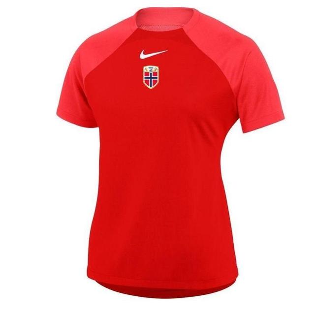 Norway Training T-shirt 2022/23 - Red/white Woman - , size X-Large on Productcaster.