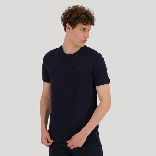 Le Coq Sportif T-shirt Essentiels N1 - Navy, maat Small on Productcaster.