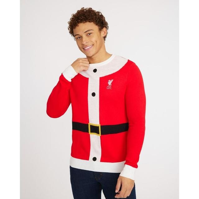 Liverpool Christmas Jumper Santa - Red - , size X-Small on Productcaster.