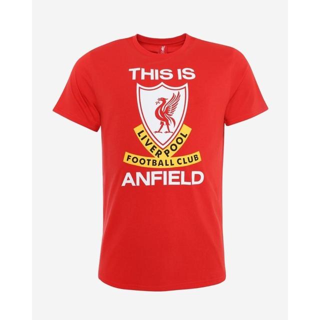 Liverpool T-shirt This Is Anfield - Rot - Liverpool Fc, Größe Large on Productcaster.