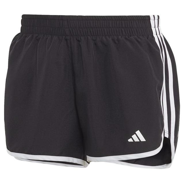 adidas Running Shorts Marathon 20 - Black/white Women, size Large on Productcaster.