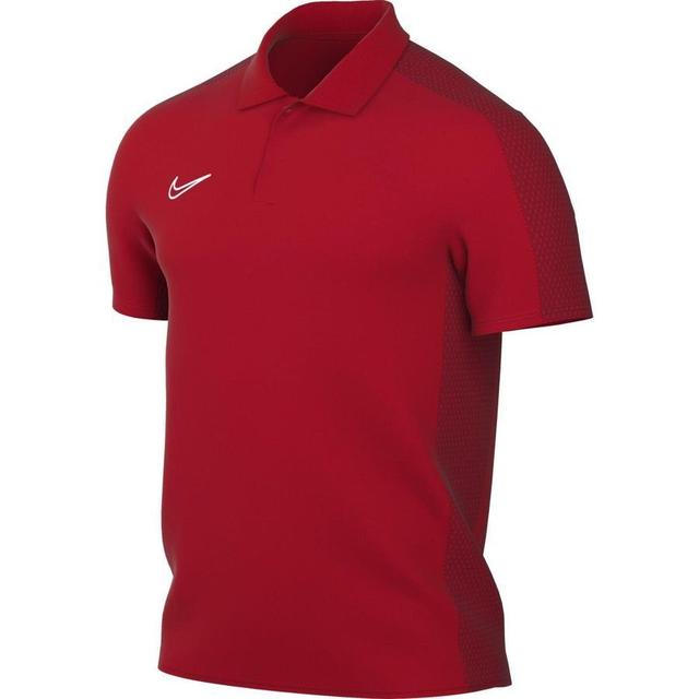 Nike Polo Dri-fit Academy 23 - University Red/gym Red/white, size Large on Productcaster.