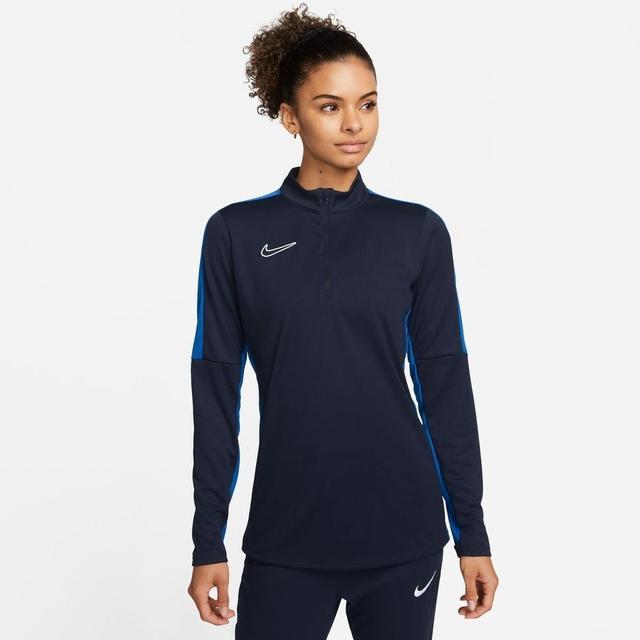 Nike Training Shirt Dri-fit Academy 23 - Obsidian/royal Blue/white Woman, size Large on Productcaster.