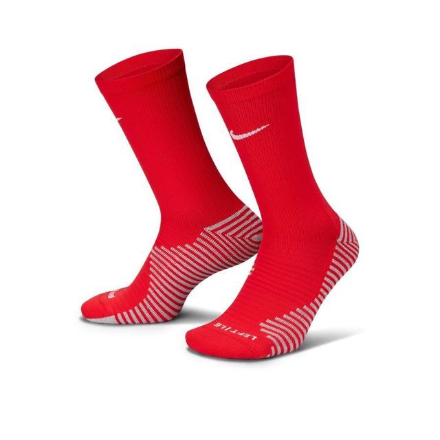 Nike Socks Strike Crew - University Red/white, size Large on Productcaster.