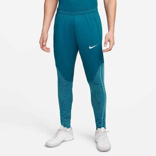 Nike Training Trousers Dri-fit Strike - Green Abyss/baltic Blue/white, size Small on Productcaster.