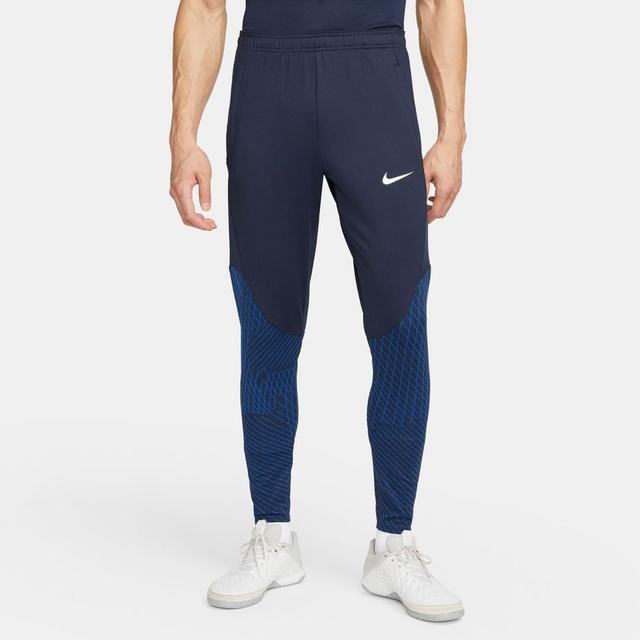 Nike Training Trousers Dri-fit Strike - Obsidian/royal Blue/white, size Small on Productcaster.