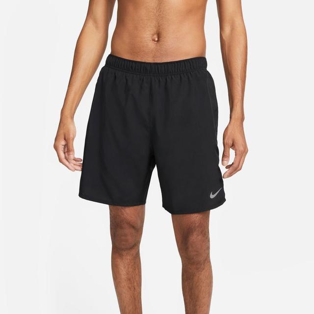 Nike Running Shorts Dri-FIT Challenger 7" 2IN1 - Black/Reflect Silver, size Small on Productcaster.