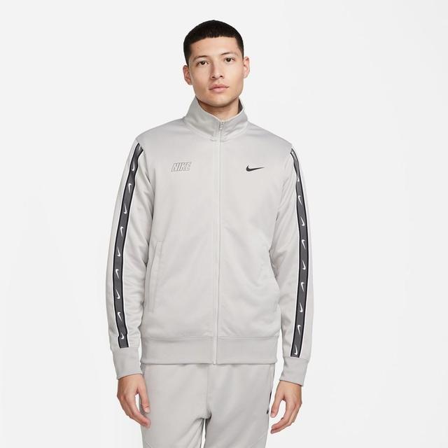 Nike Track Top Nsw Repeat - Iron Grey/black, size X-Small on Productcaster.