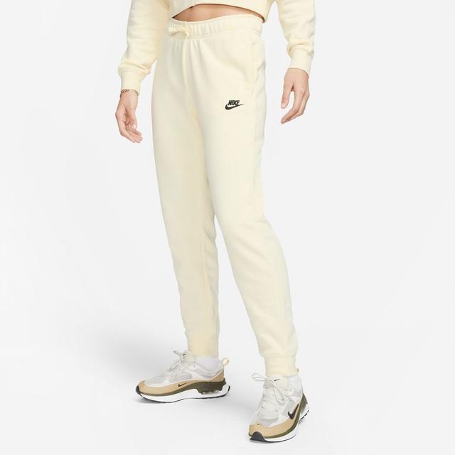 Nike Sweatpants Nsw Club Fleece - Coconut Milk/black Woman, size XX-Large on Productcaster.