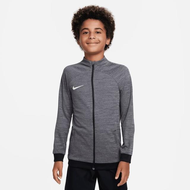 Nike Track Jacket Dri-fit Academy - Grey Heather/black/white Kids, size XL: 158-170 cm on Productcaster.