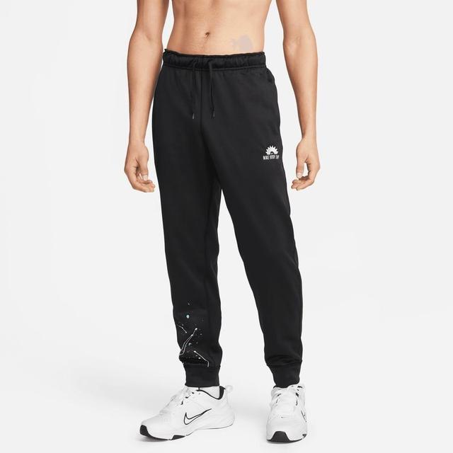 Nike Training Trousers Therma-fit Fleece - Black/summit White, size XX-Large on Productcaster.