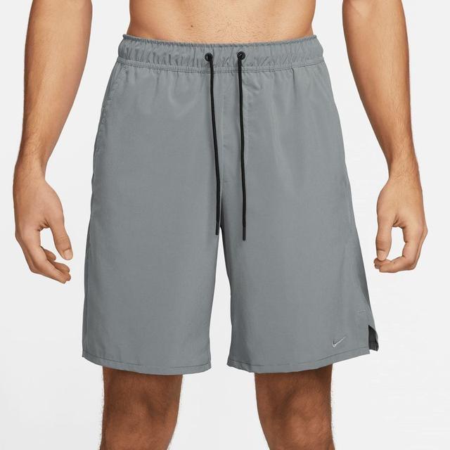 Nike Training Shorts Dri-FIT Unlimited 9" 2IN1 - Smoke Grey, size Small on Productcaster.