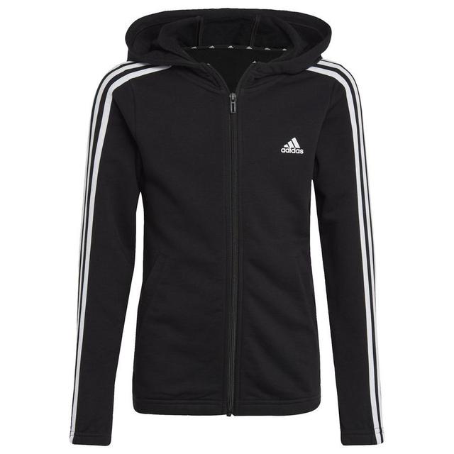 adidas Essentials 3-stripes Full-zip Hoodie, storlek ['128 cm'] on Productcaster.