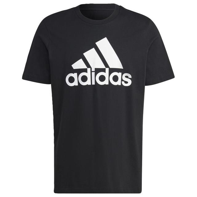 adidas T-shirt Essentials Big Logo - Black/white, size Medium on Productcaster.