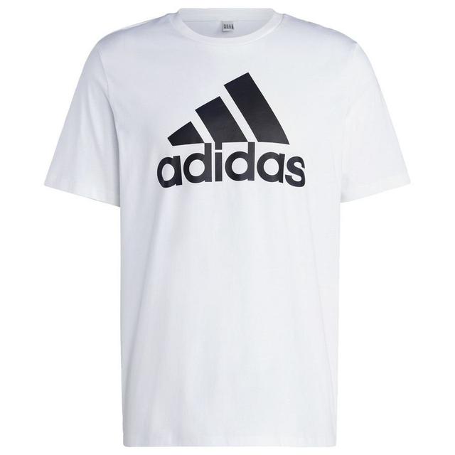 adidas T-shirt Essentials Big Logo - White/black, size Medium on Productcaster.