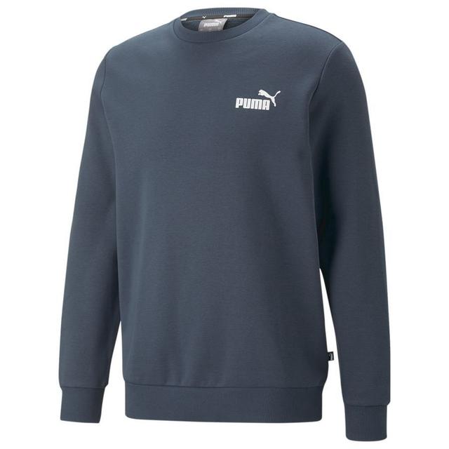 PUMA Sweatshirt Essentials Small Logo Crew - Dark Navy/white, size X-Small on Productcaster.