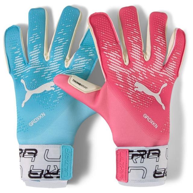 PUMA Torwarthandschuhe Ultra Grip 1 Hybrid Tricks - Sunset Pink/hero Blue Limited Edition, Größe 9½ on Productcaster.