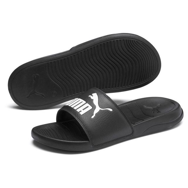 PUMA Slide Popcat 20 - Black/white, size 47 on Productcaster.