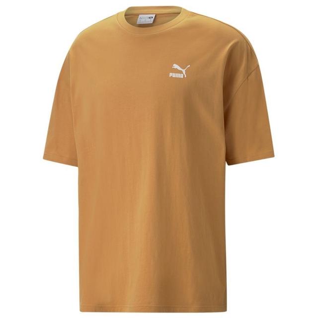 PUMA T-shirt Classics Oversized - Brown, size Medium on Productcaster.