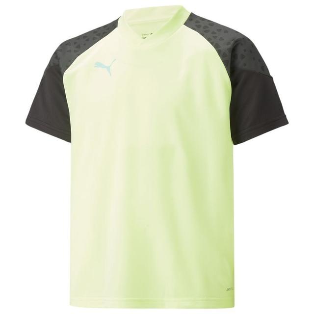 PUMA Training T-shirt Individualcup - Fast Yellow/PUMA Black Kids, size XS/128 cm on Productcaster.