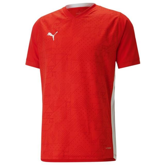 PUMA Training T-shirt Teamcup - PUMA Red/white, size X-Large on Productcaster.