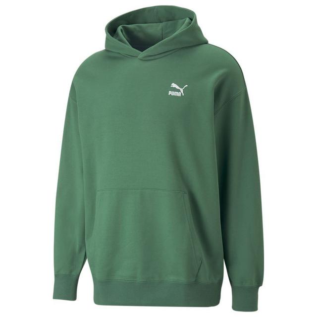 PUMA Hoodie Classics Relaxed - Green/white, size X-Large on Productcaster.