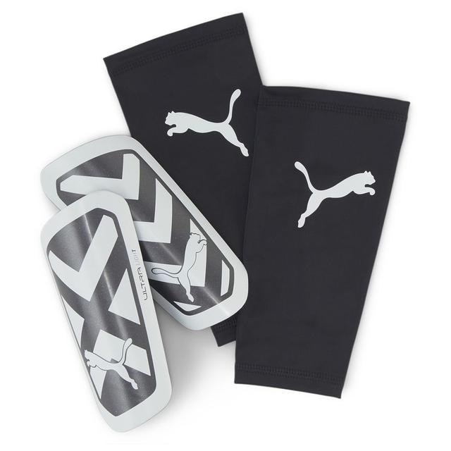 PUMA Shin Pads Ultra Light Sleeve Eclipse - PUMA Black/PUMA White, size X-Large on Productcaster.