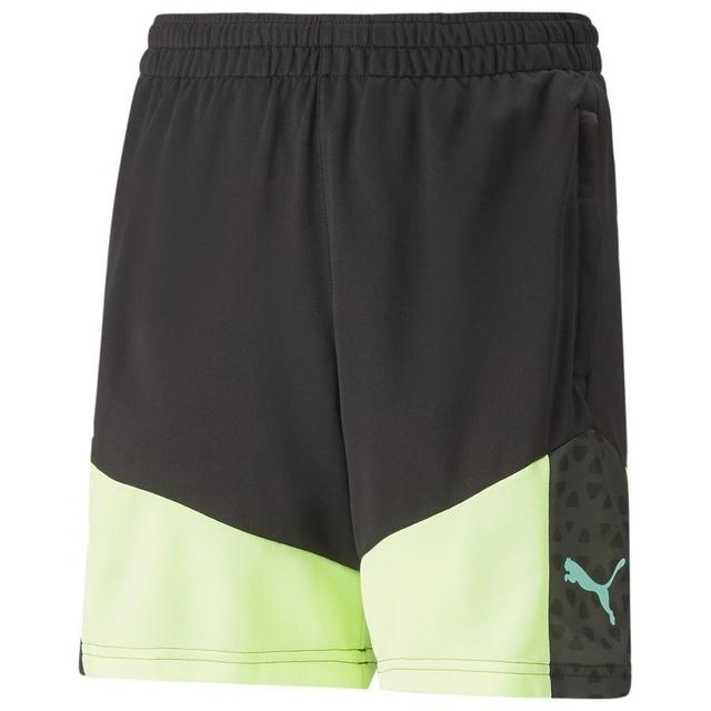 PUMA Training Shorts Individualcup - Black/fizzy Light Kids, size XS/128 cm on Productcaster.