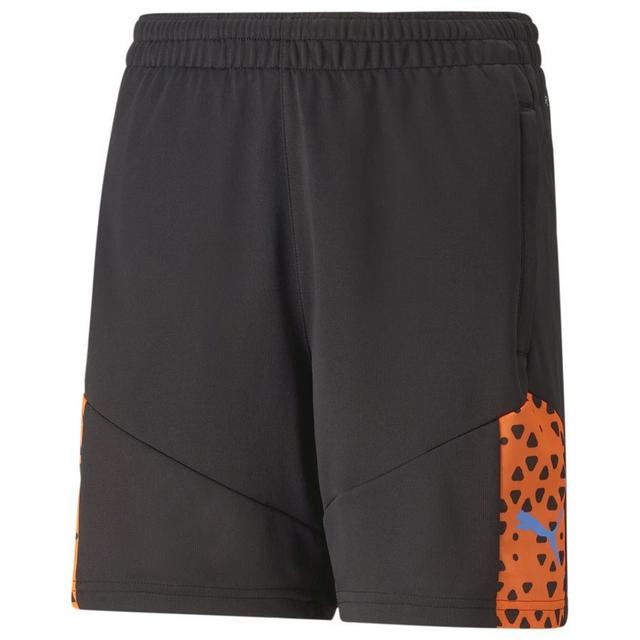 PUMA Training Shorts Individualcup - Black/ultra Orange Kids, size XS/128 cm on Productcaster.