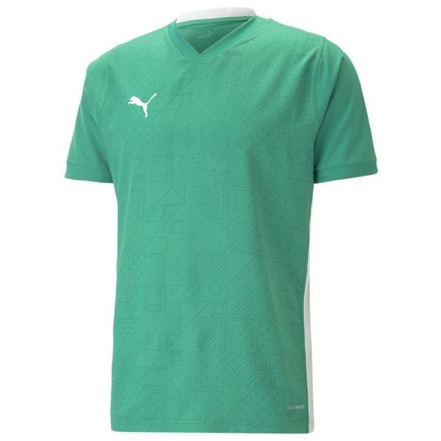 PUMA Training T-shirt Teamcup - Pepper Green/white, size Medium on Productcaster.