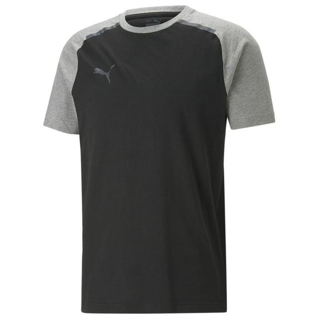 PUMA T-shirt Teamcup Casuals - Black/grey, size Small on Productcaster.