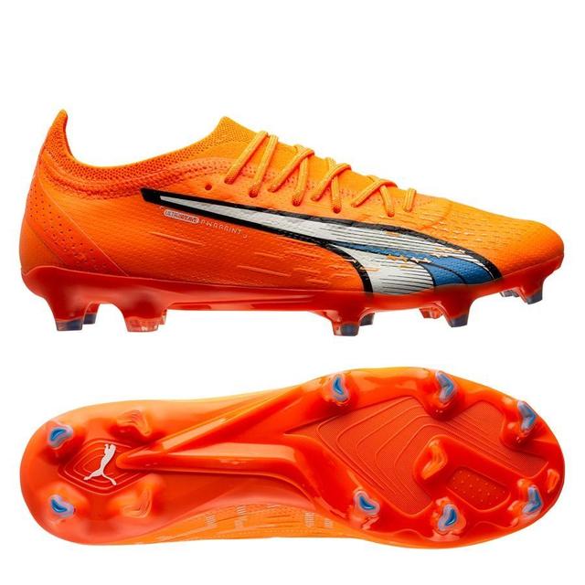 PUMA Ultra Ultimate FG/AG Supercharge - Orange/Weiß/Blau Damen - Rasen (FG) / Kunstrasen (AG), Größe 37 on Productcaster.