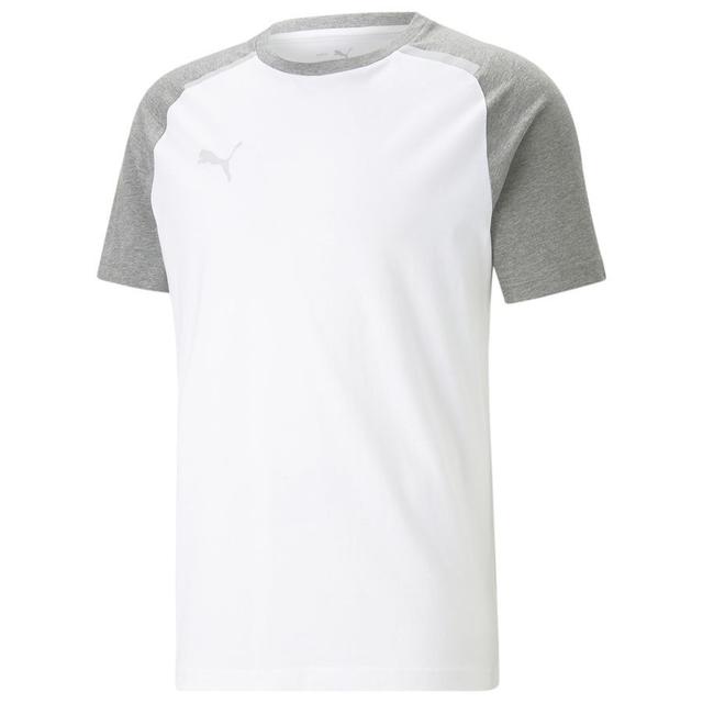 Teamcup Casuals Tee White - PUMA, størrelse X-Small on Productcaster.