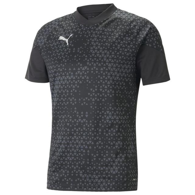 PUMA Training T-shirt Teamcup - Black/white, size Small on Productcaster.