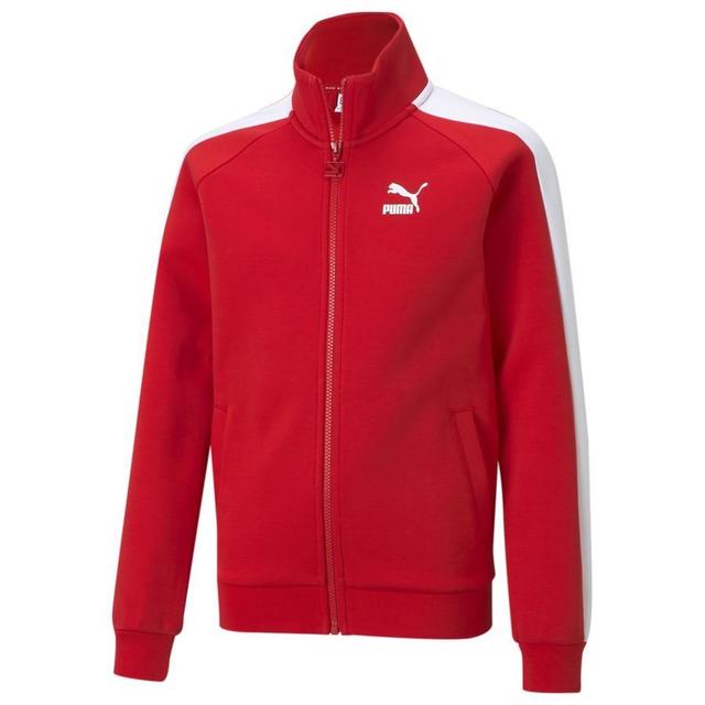 PUMA Track Jacke Iconic T7 - Rot/Weiß Kinder, Größe S/140 cm on Productcaster.