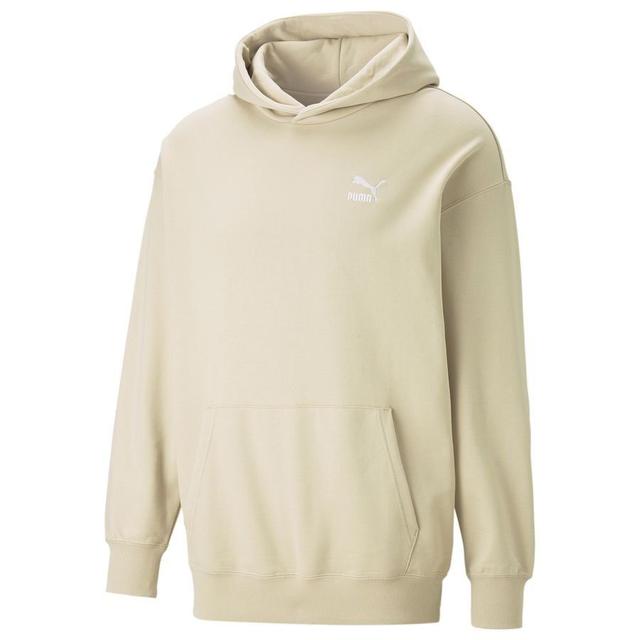 PUMA Hoodie Classics Relaxed - Beige, maat Large on Productcaster.