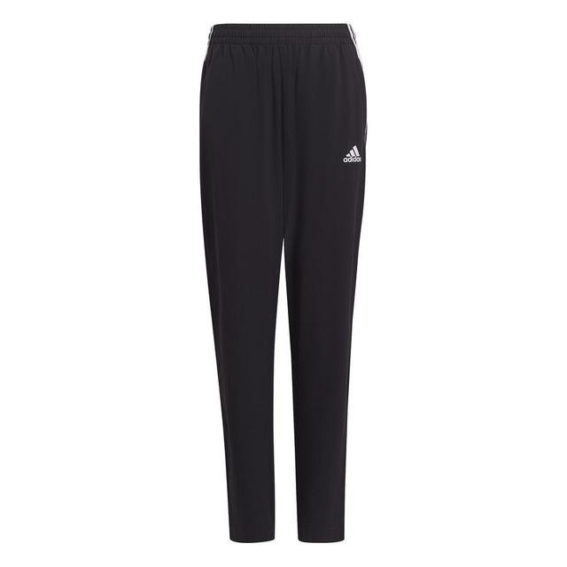 adidas Training Trousers Aeroready Primegreen 3-stripes Woven - Black/white Kids, size 116 cm on Productcaster.