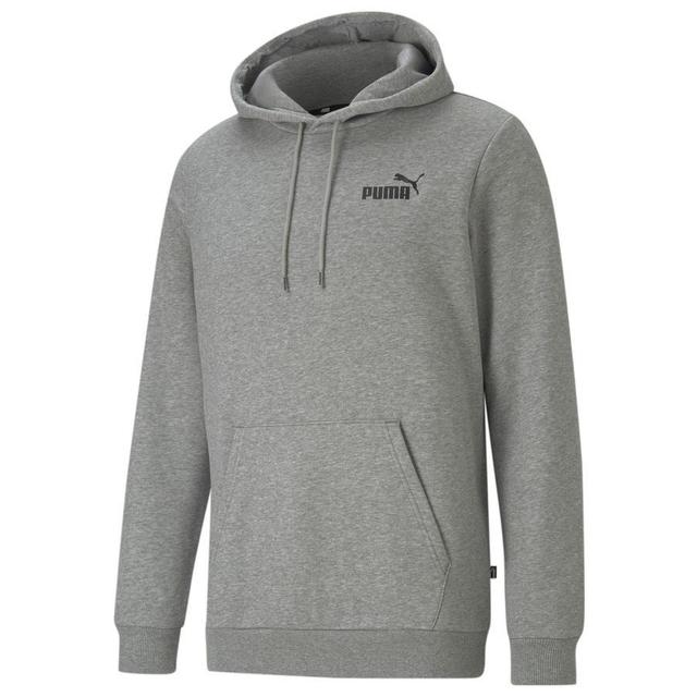 PUMA Hoodie Essentials Small Logo - Medium Grey Heather, size X-Small on Productcaster.