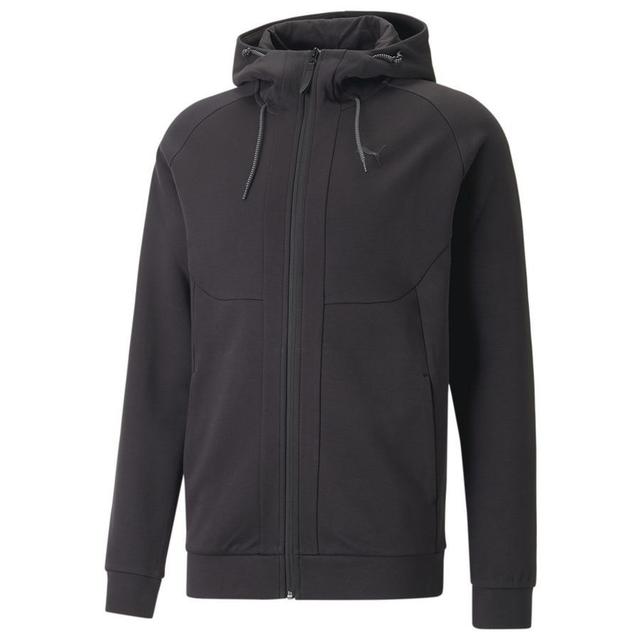 PUMA Hoodie PUMAtech Full Zip - Black, size Small on Productcaster.