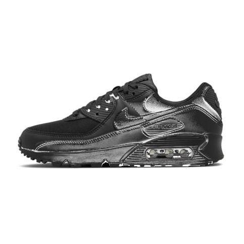 Nike Air Max 90 Women's Shoes BLACK/BLACK-BLACK-BLACK, maat 38½ on Productcaster.