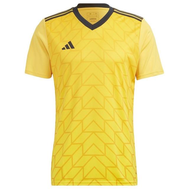 adidas Training T-shirt Team Icon 23 - Yellow/black, size Large on Productcaster.