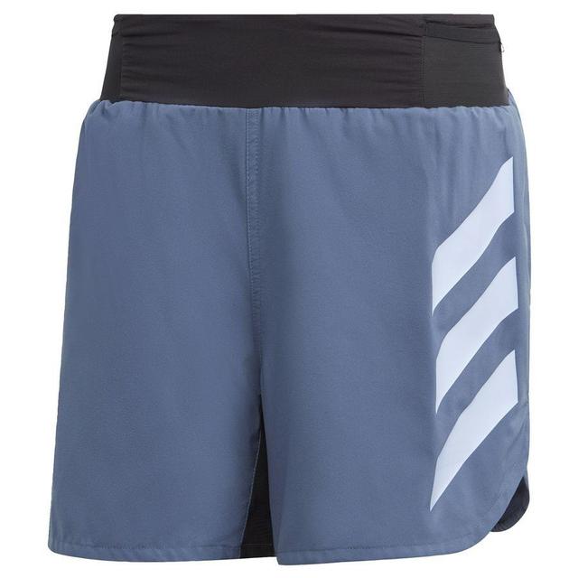 adidas Laufshorts Terrex Agravic Trail - Blau, Größe Large on Productcaster.