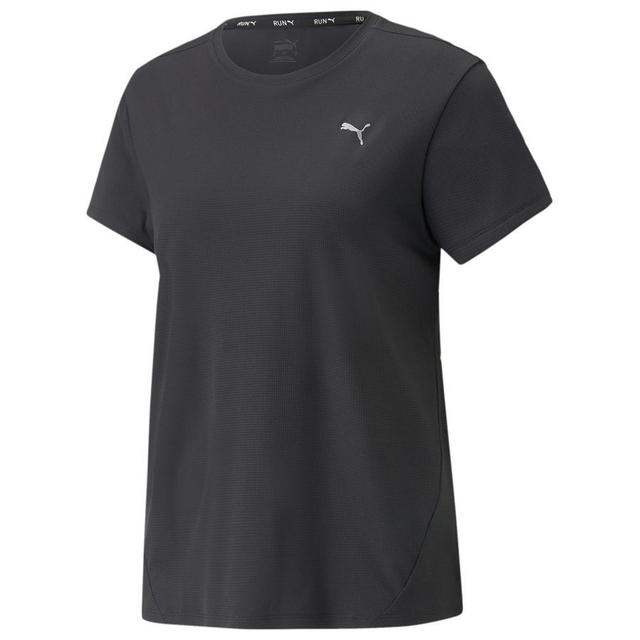 Run Favorite Ss Tee W Black - PUMA, størrelse Large on Productcaster.