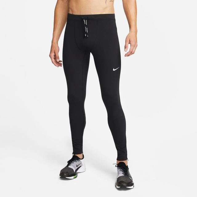 Nike Running Tights Repel Challenger - Black/reflect Silver, size X-Large on Productcaster.