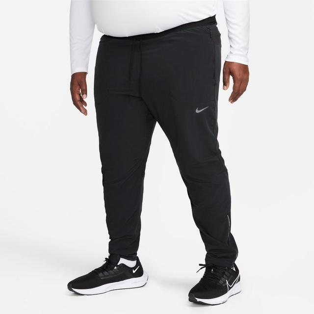 Nike Running Trousers Phenom Woven - Black/reflect Silver, size ['Large'] on Productcaster.