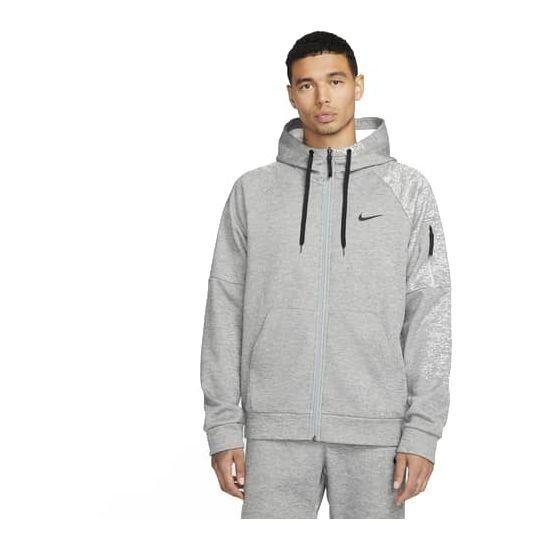 Nike Therma Men's Therma-FIT Full-Z DK GREY HEATHER/PARTICLE GREY/BLACK, koko XX-Large on Productcaster.