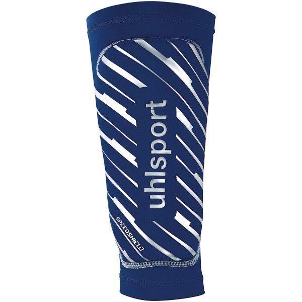 Uhlsport Shin Pads Speedshield - Navy, size X-Large on Productcaster.